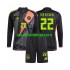 Camisola Alemanha Ter Stegen 22 Guarda-redes Criança Equipamento Primeiro Euro 2024 Manga Comprida